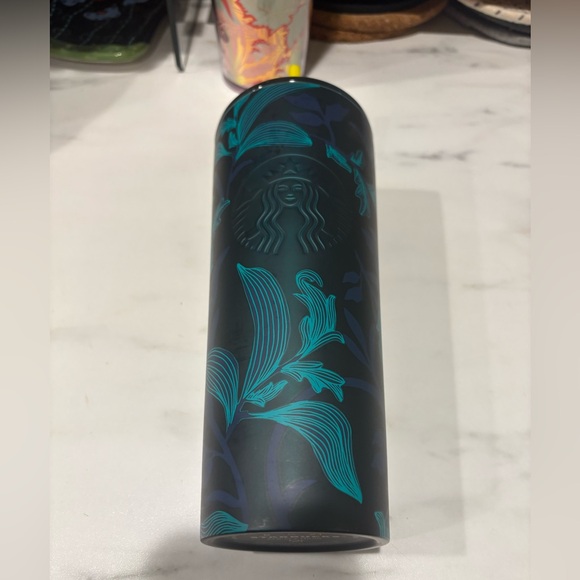 Starbucks Kitchen Starbucks Stainless Steel Dark Green Tumbler 2021 - Picture 1 of 6
